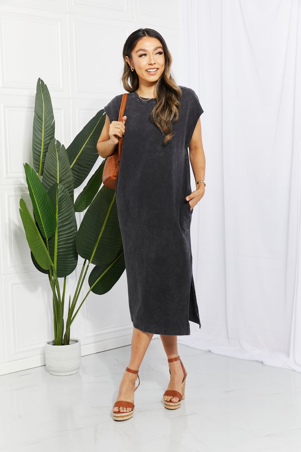 shomico certainly chic faux leather woven backpack