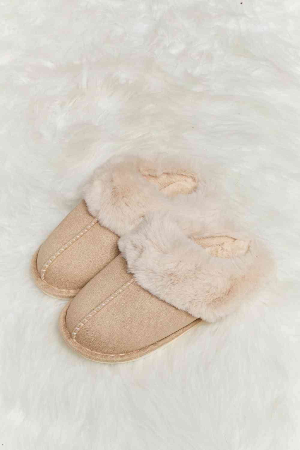 melody fluffy indoor slippers