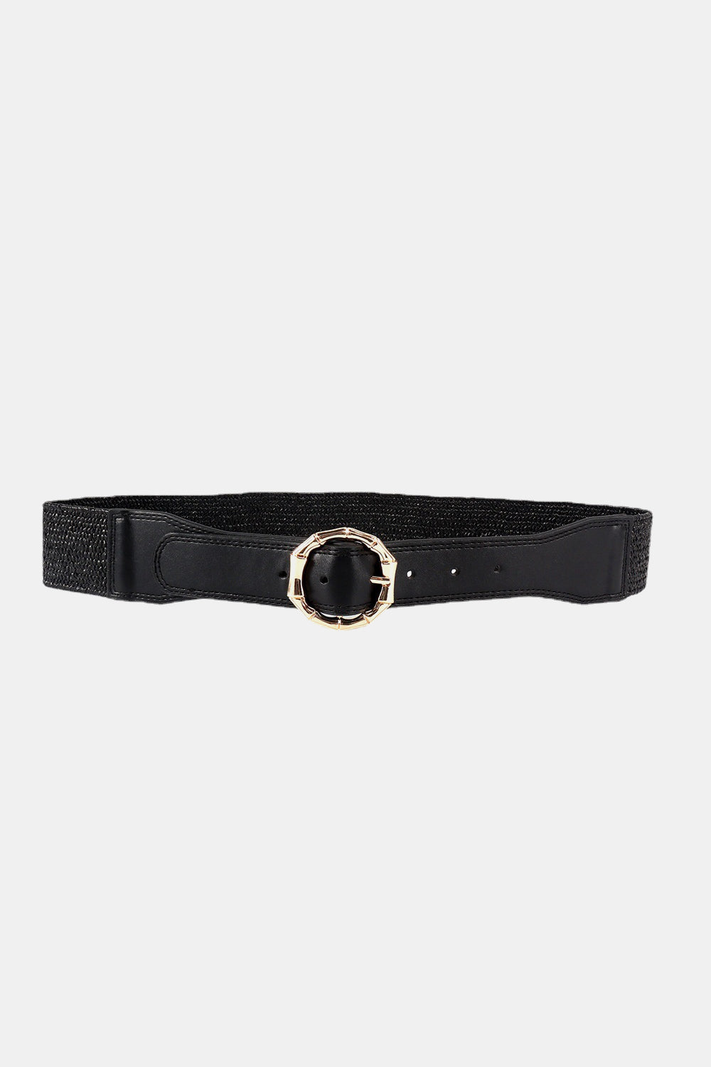 alloy buckle braided belt