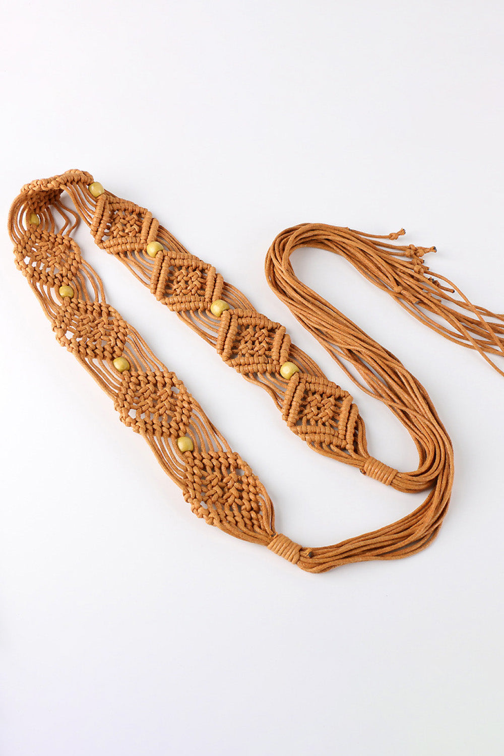 braid belt with fringes