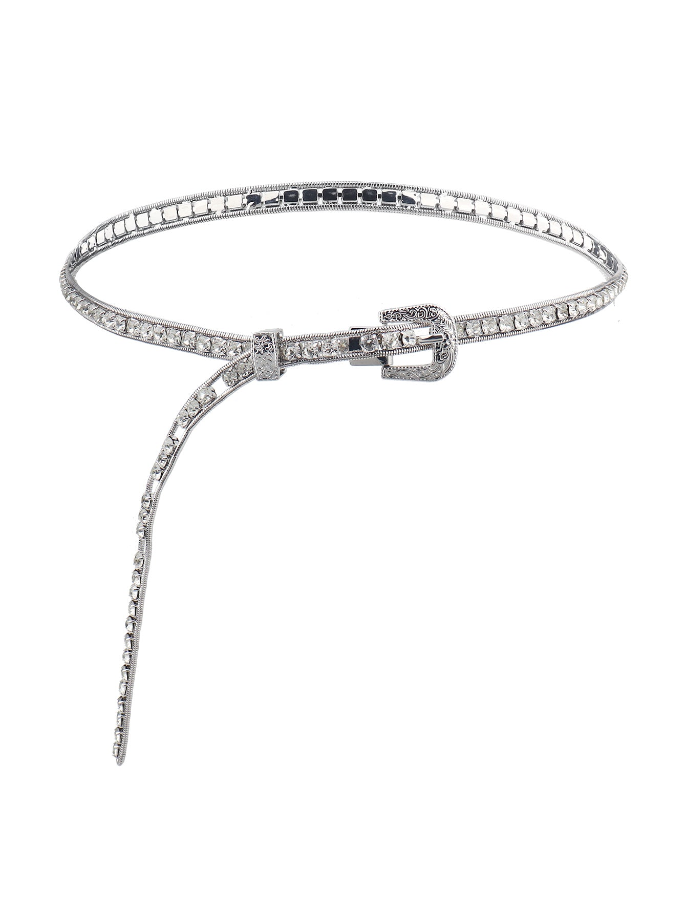 rhinestone metal belt