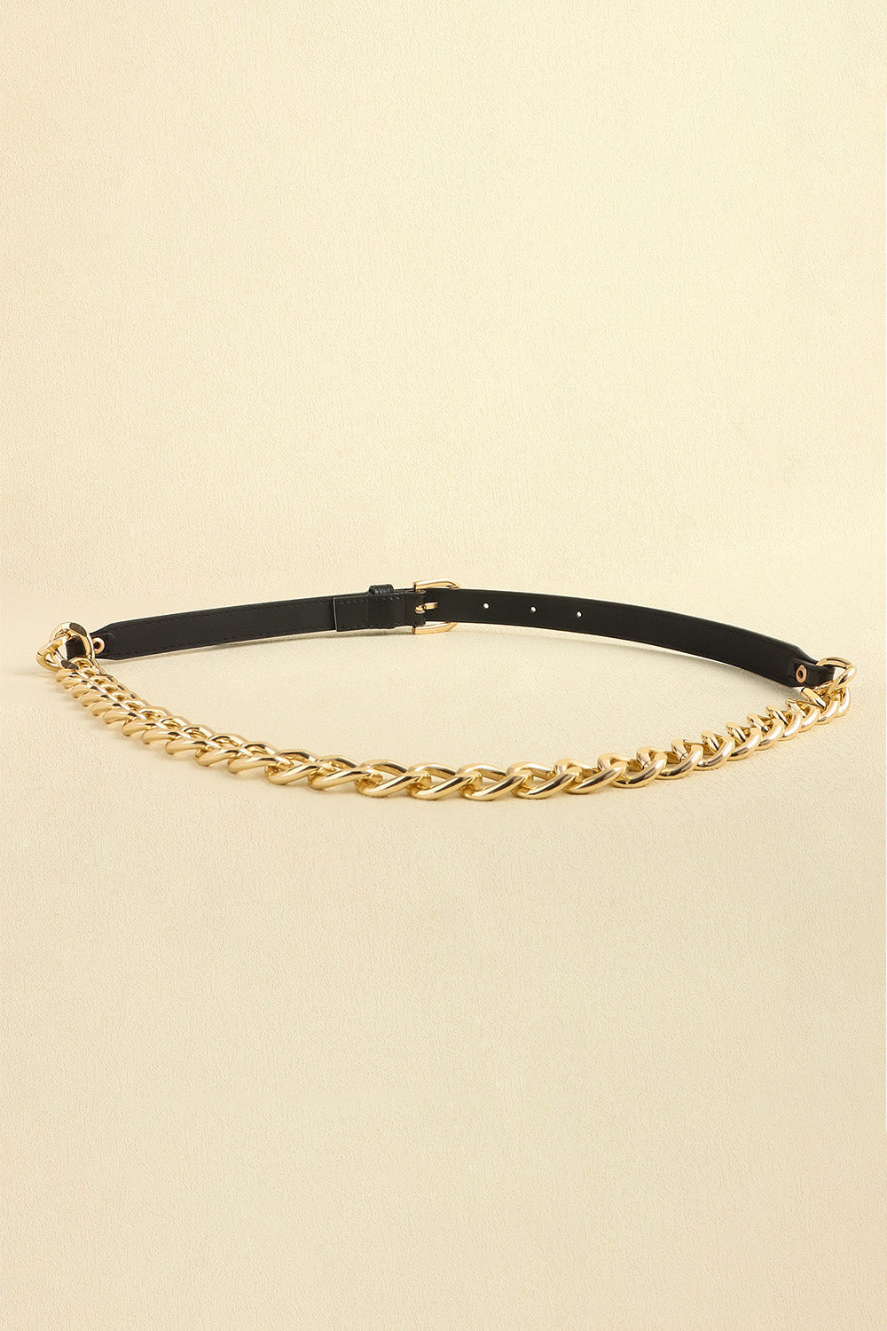 pu leather chain belt