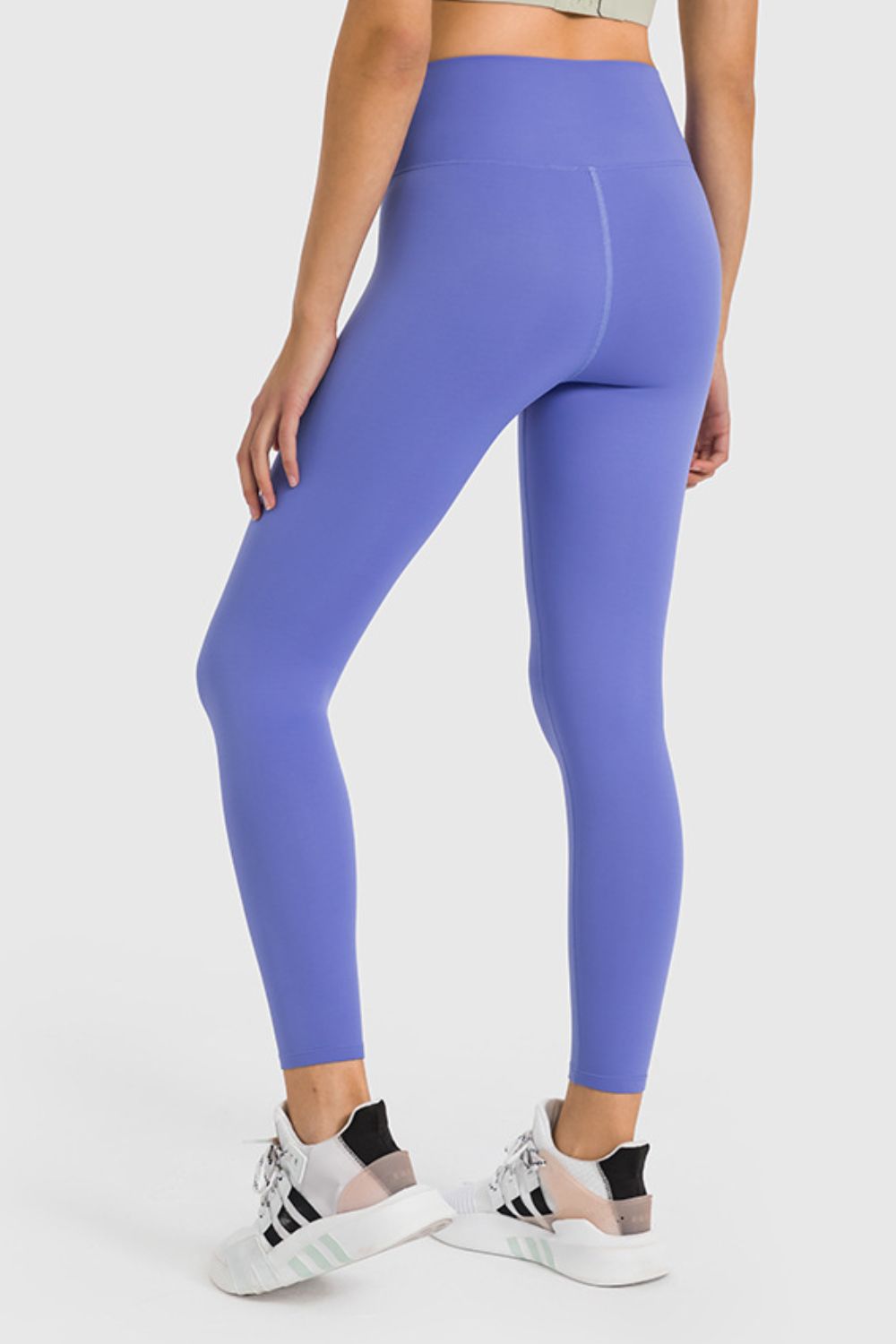 high waist ankle-length yoga leggings