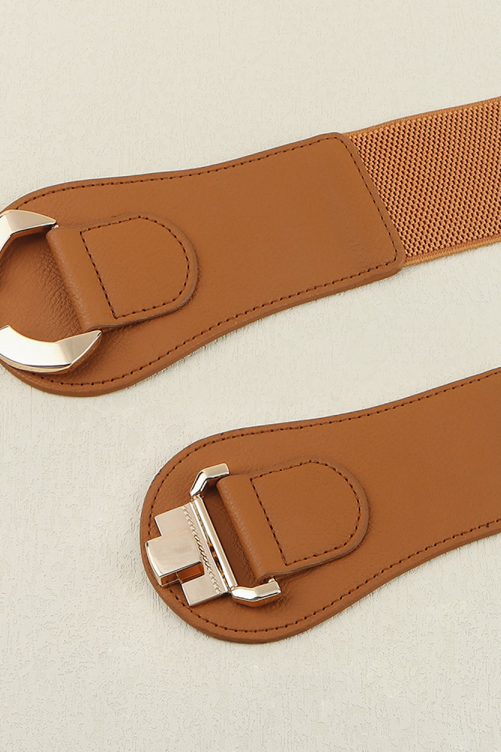 alloy buckle elastic belt