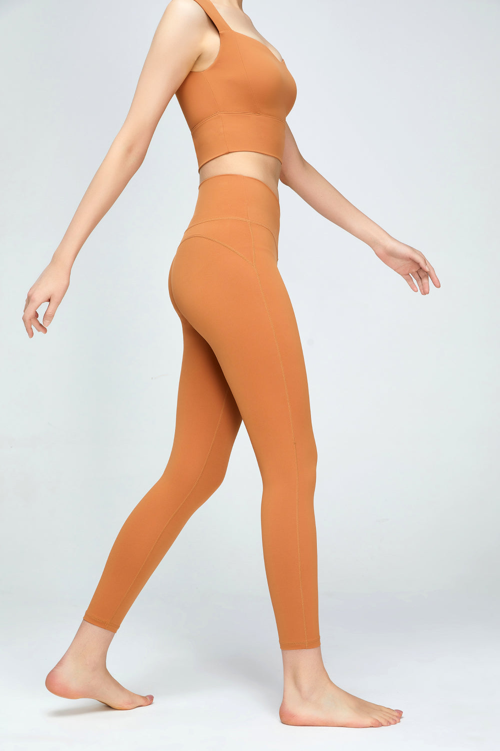 v-waist sports leggings