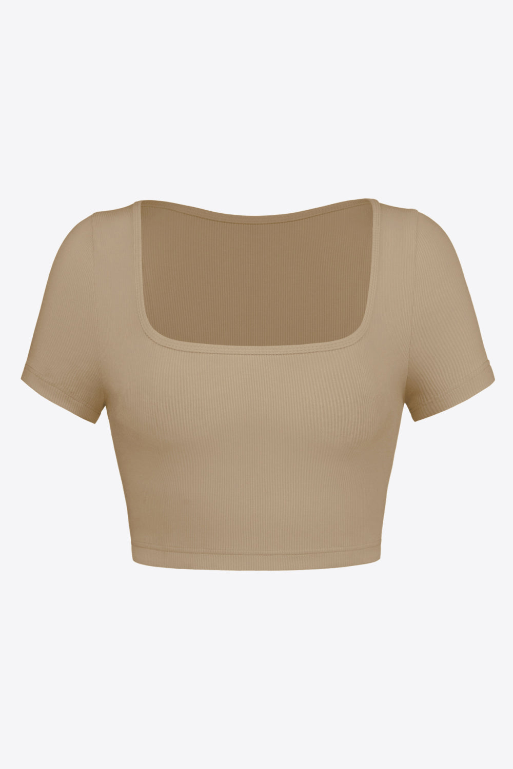 square neck ribbed crop top