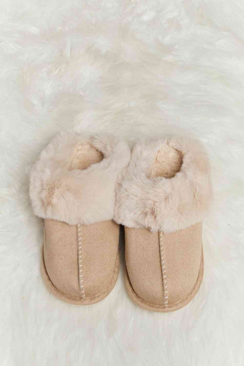 melody fluffy indoor slippers