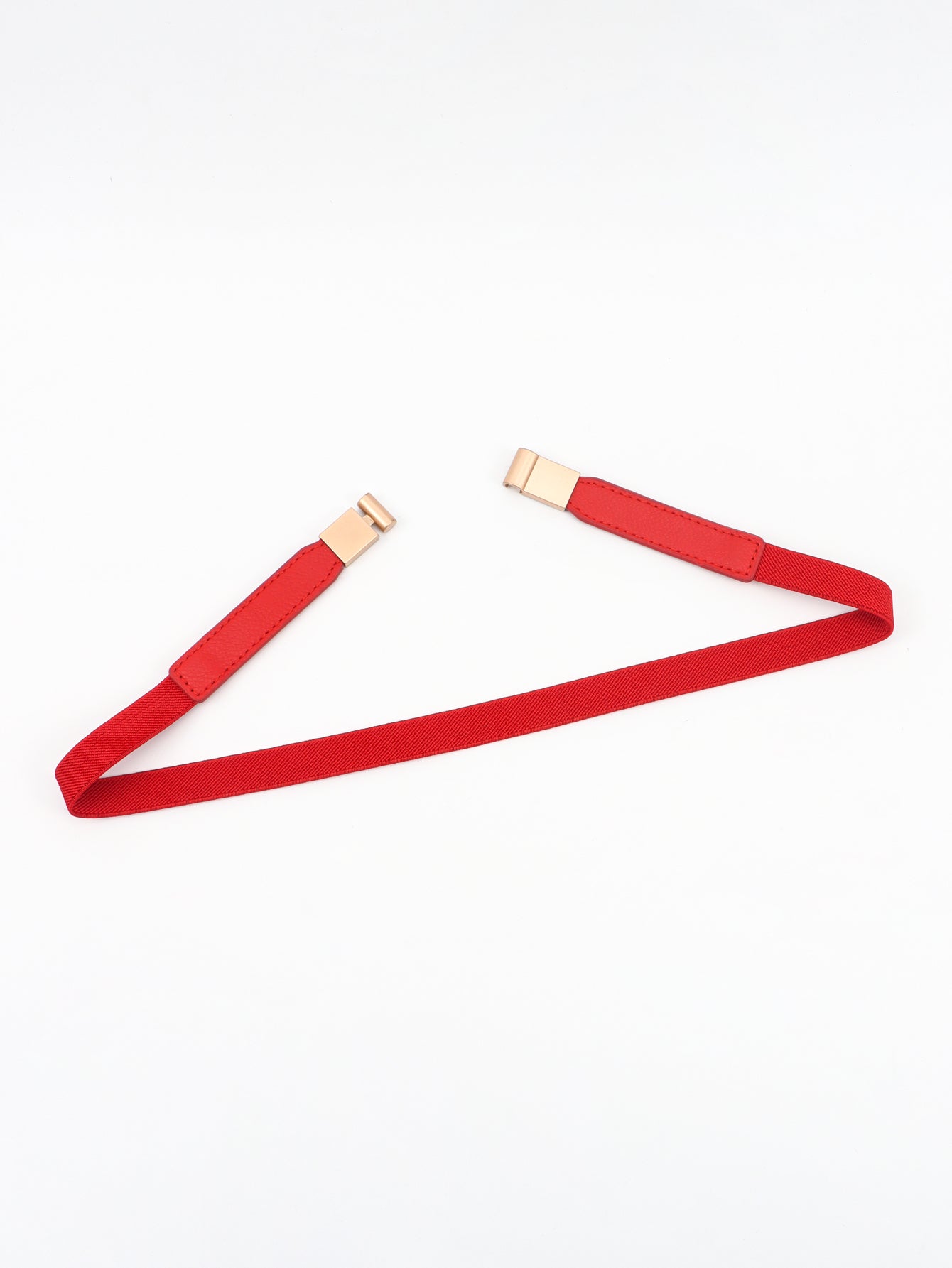 pu elastic skinny belt