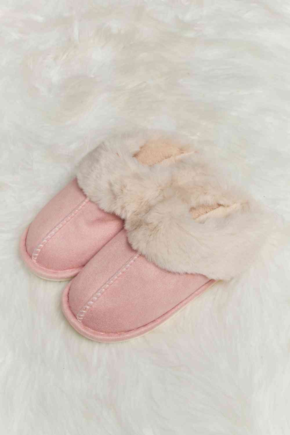 melody fluffy indoor slippers