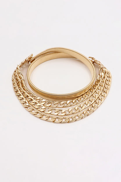 Metal Triple-Layered Chain Belt