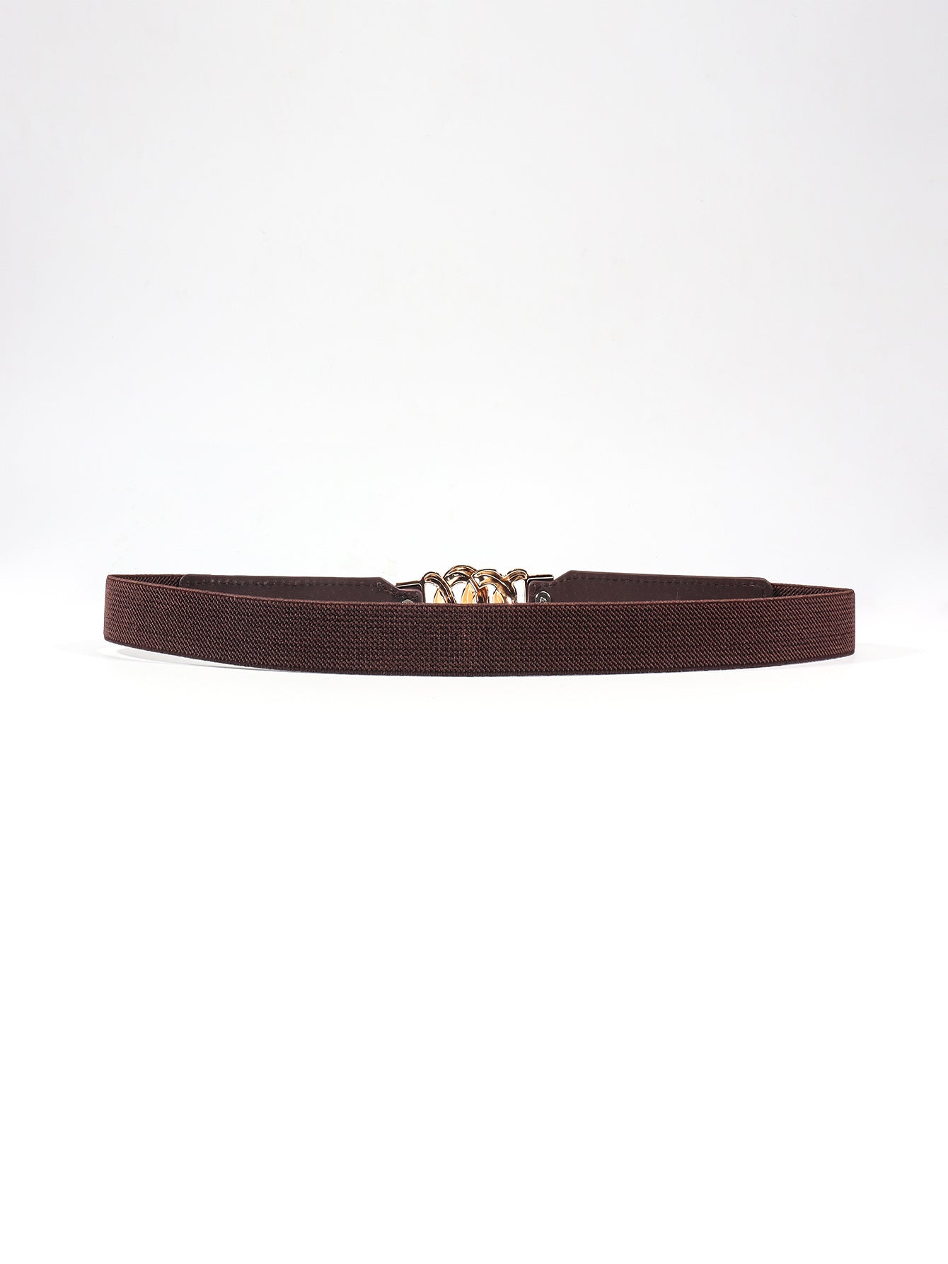 zinc alloy buckle elastic pu belt