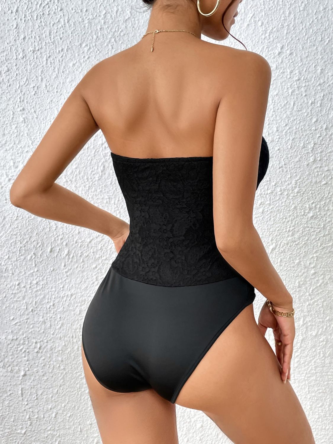 strapless sweetheart neck bodysuit
