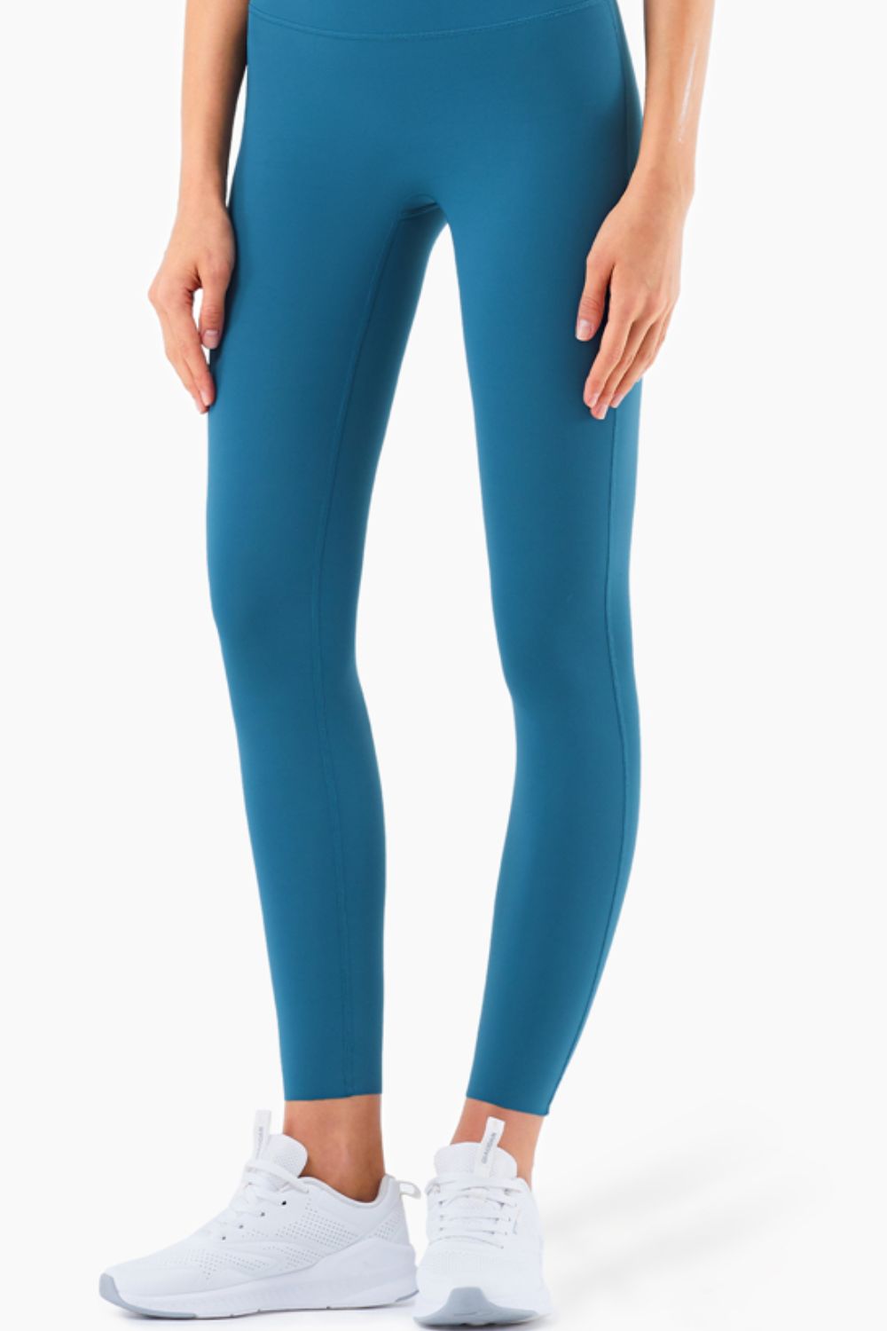 high waist seamless ankle-length yoga leggings