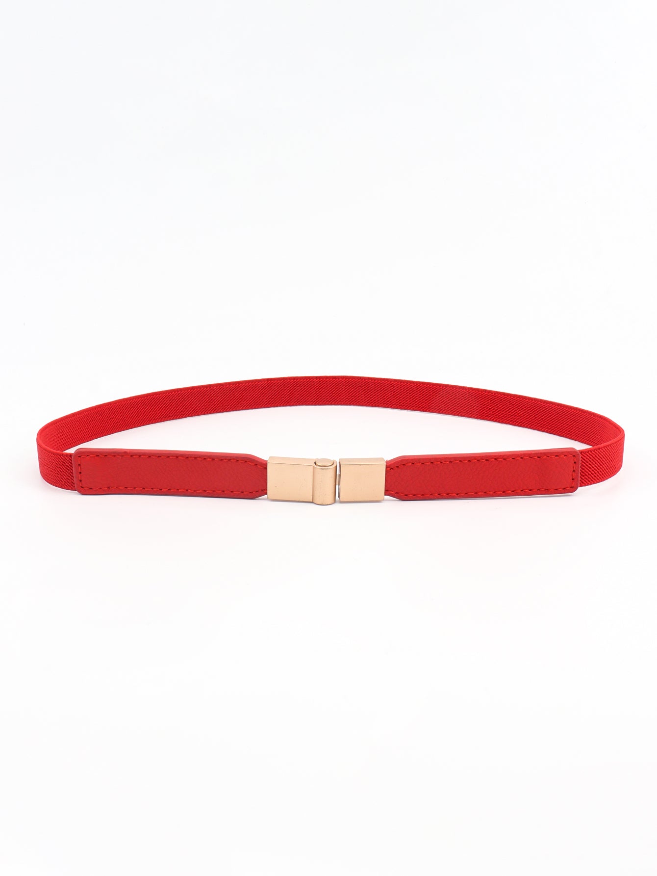 pu elastic skinny belt