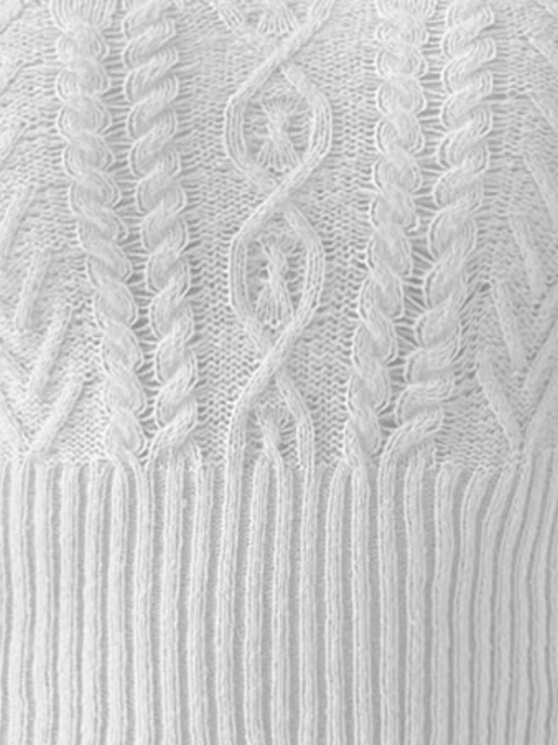 scoop neck mixed knit cami