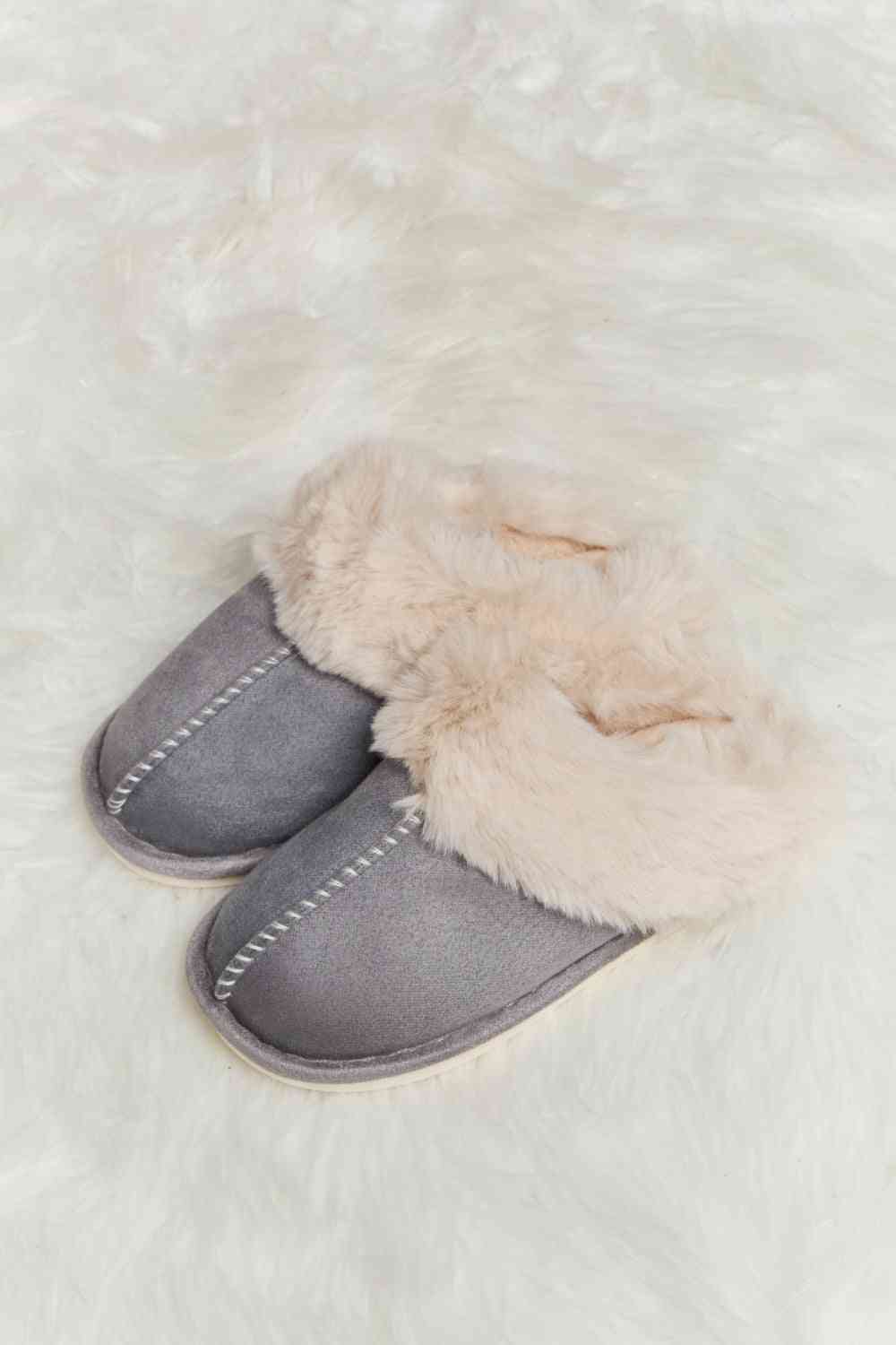 melody fluffy indoor slippers