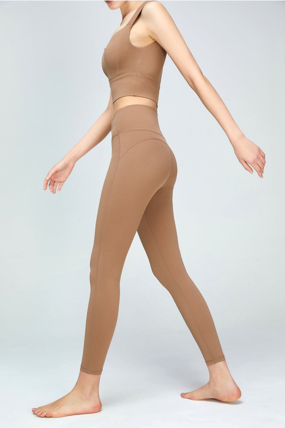 v-waist sports leggings