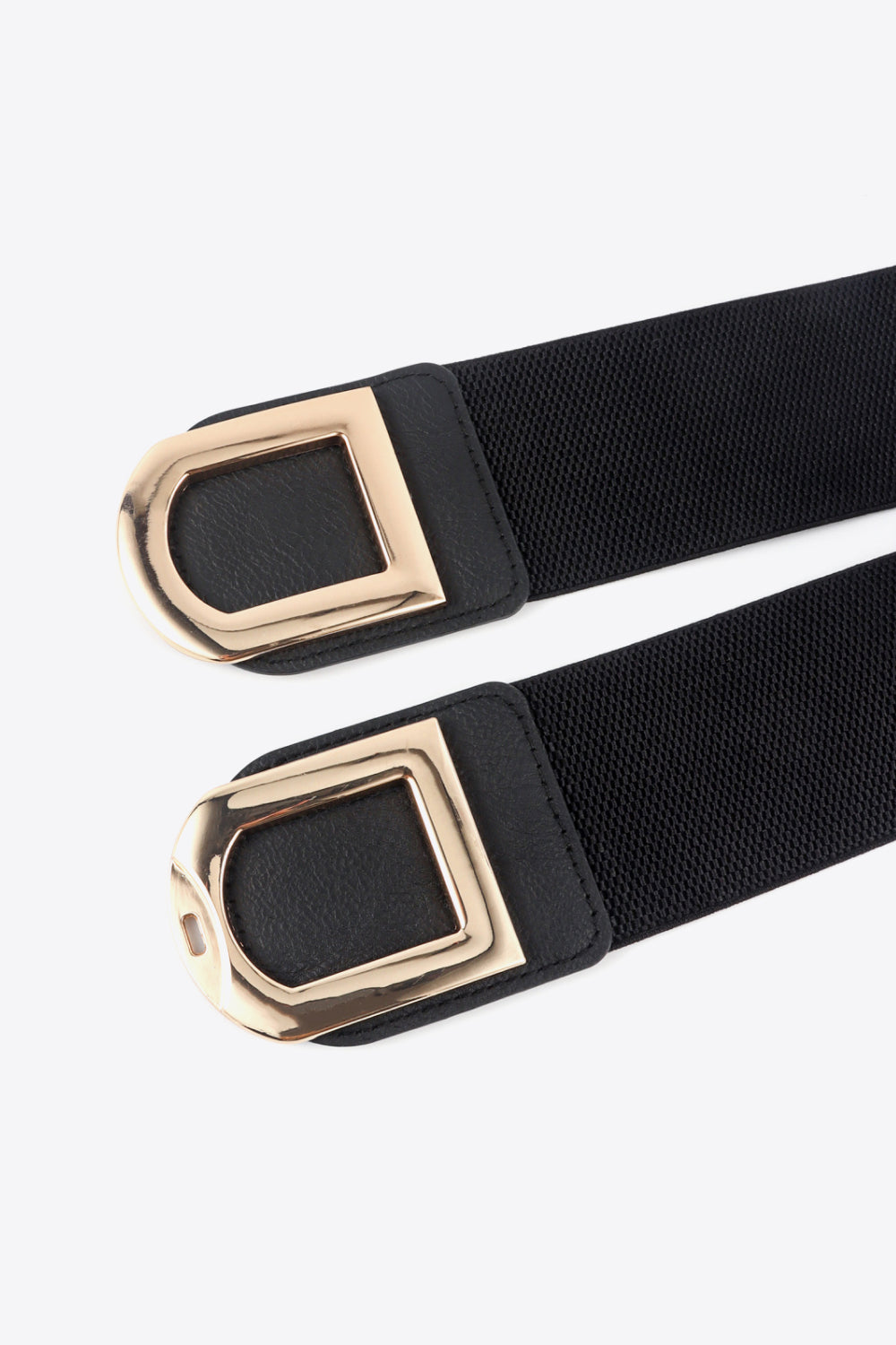 double d buckle pu belt