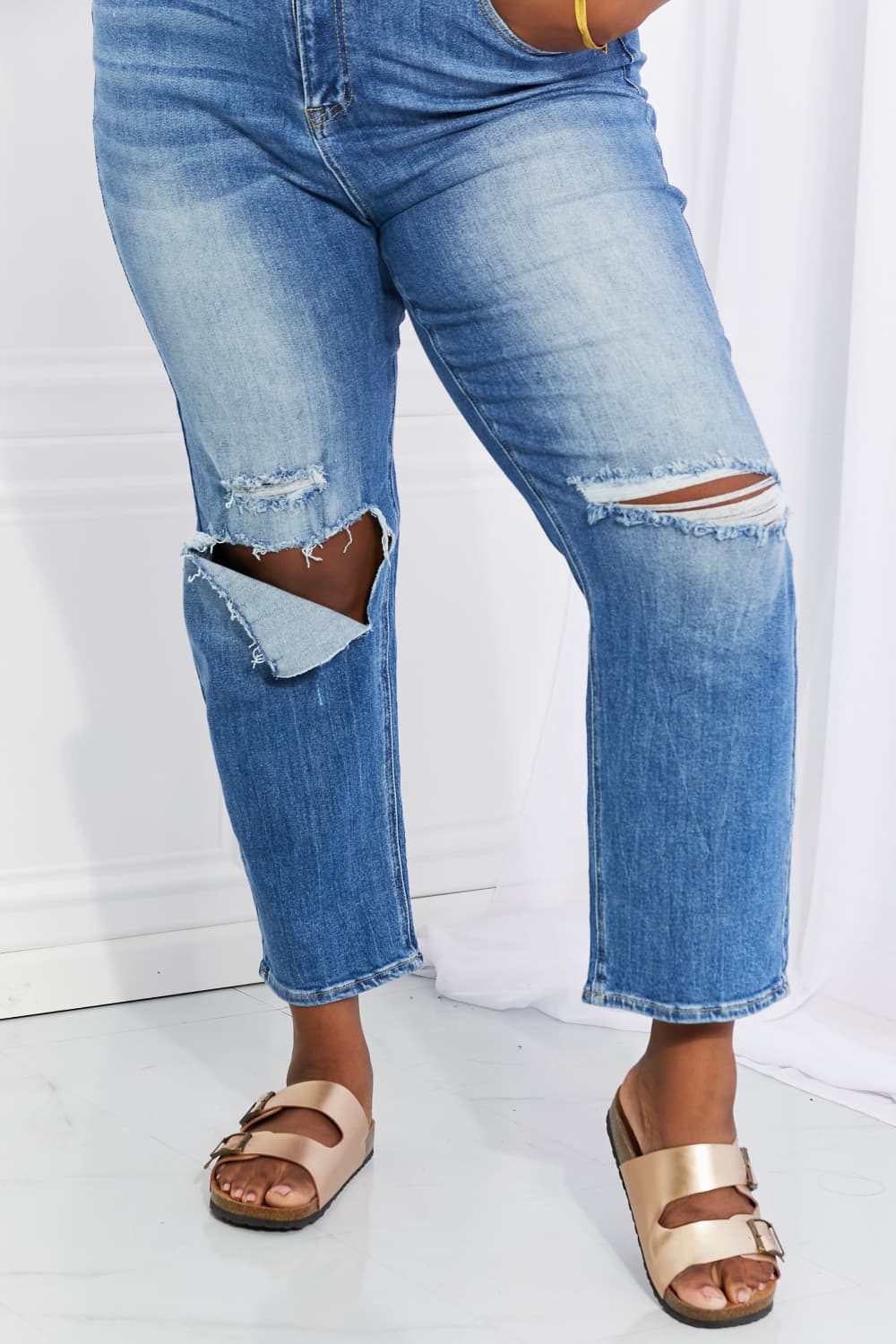 risen full size emily high rise relaxed jeans