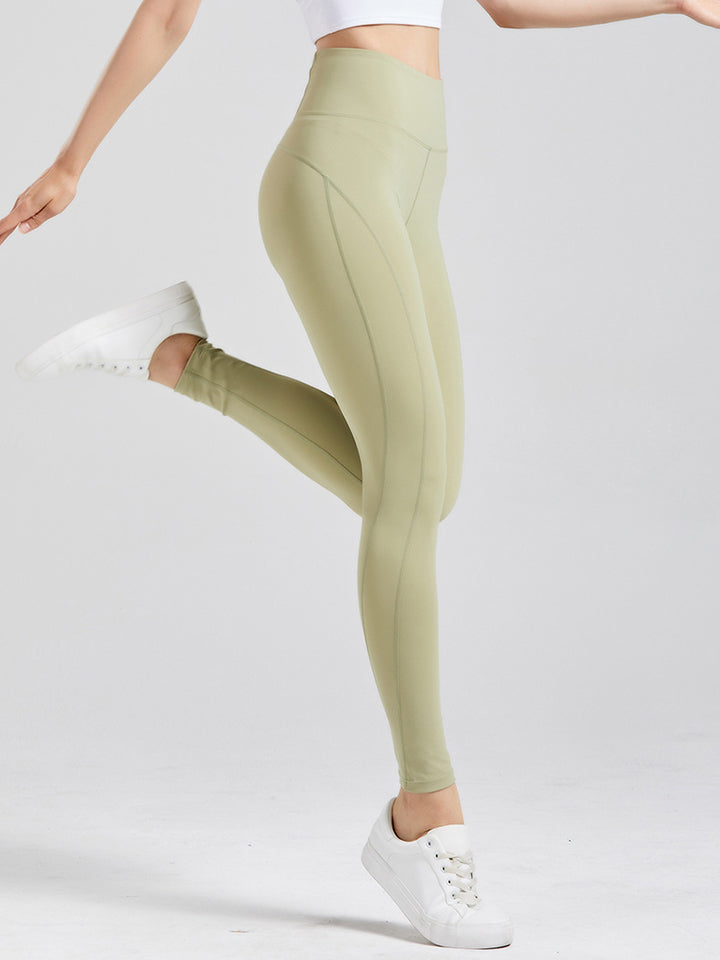 wide waistband active leggings