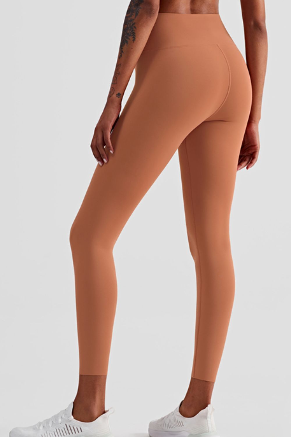 ankle-length high-rise yoga leggings