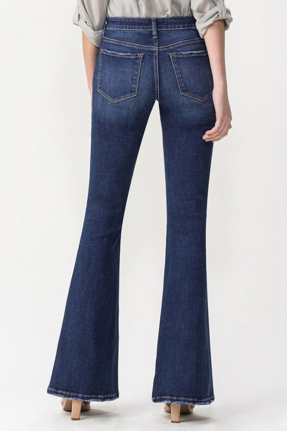 lovervet full size joanna midrise flare jeans