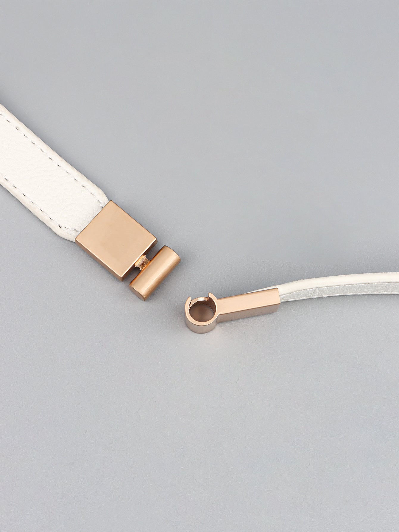 pu elastic skinny belt