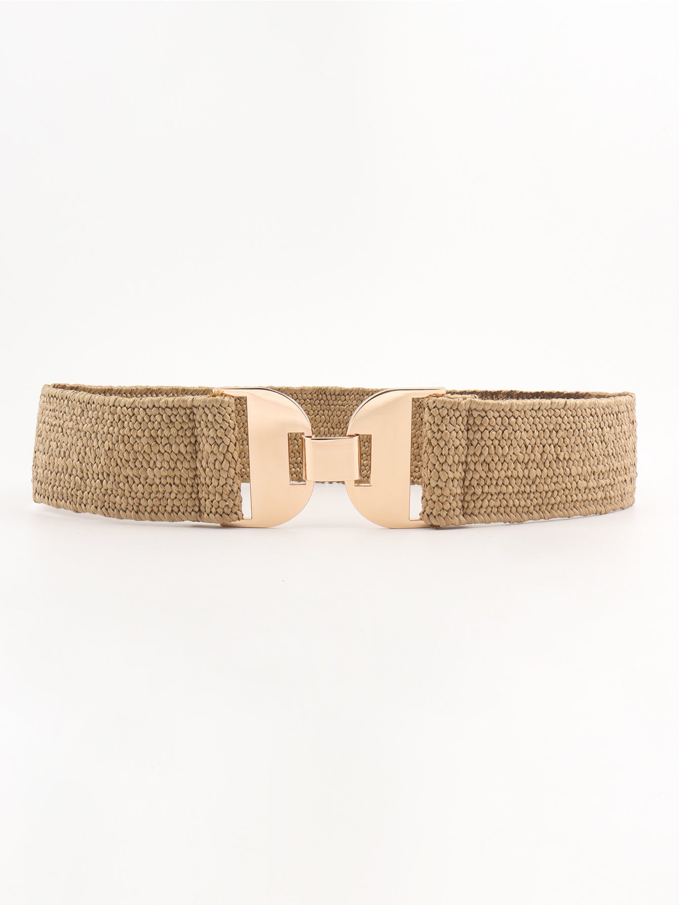 alloy buckle elastic belt