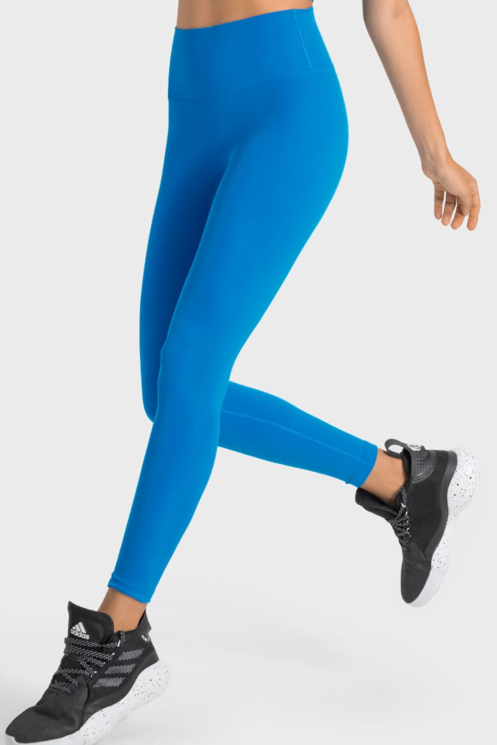 high-rise wide waistband yoga leggings