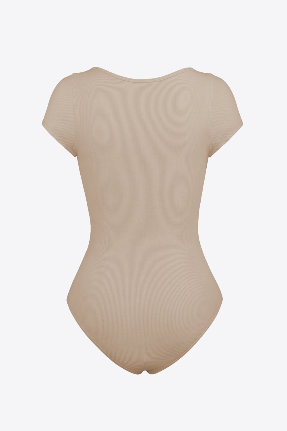 scoop neck short sleeve bodysuit