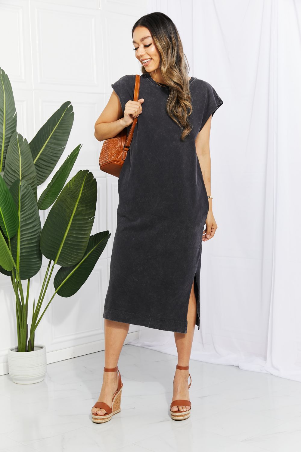 shomico certainly chic faux leather woven backpack