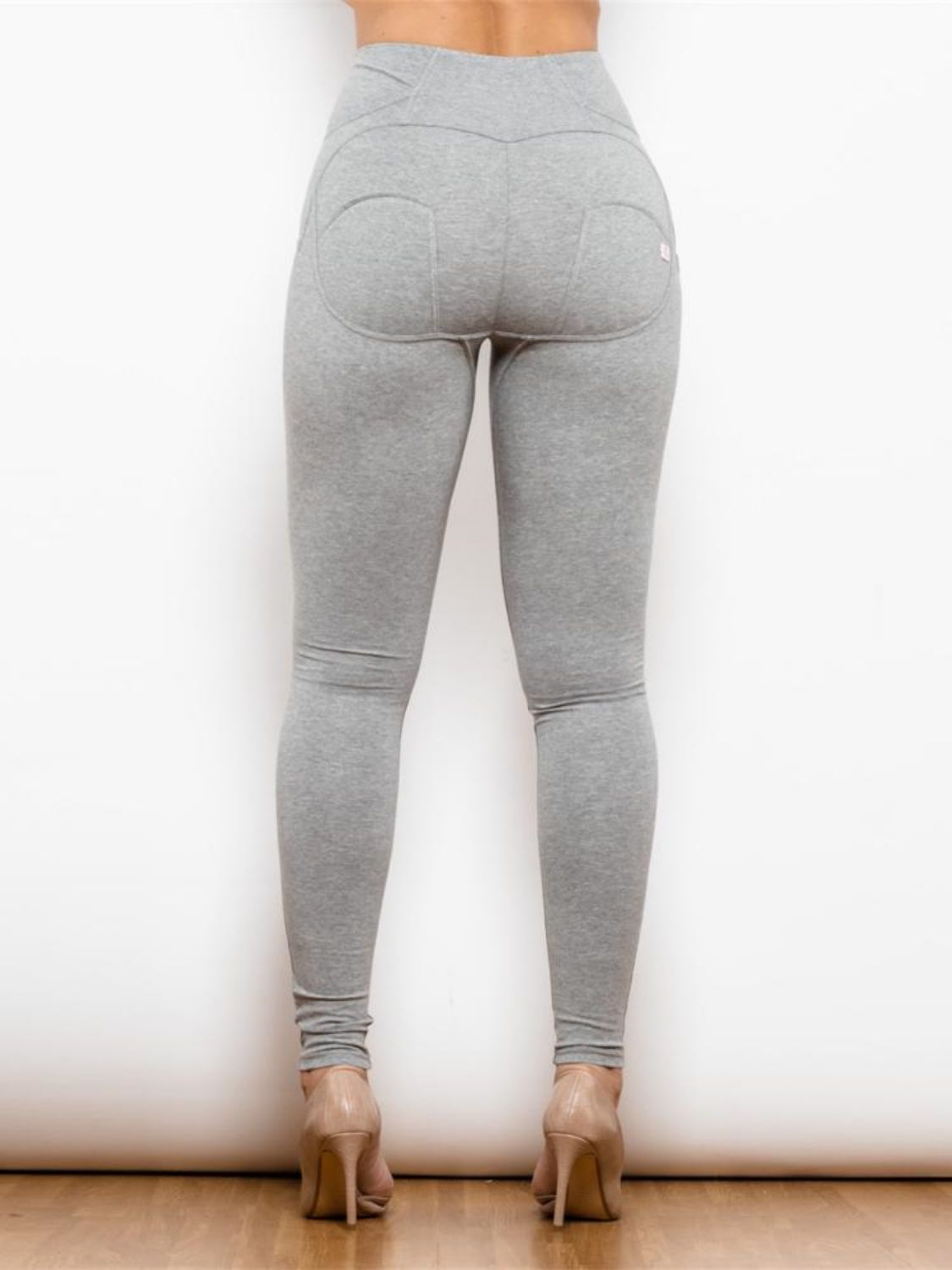 full size zip detail high waist leggings