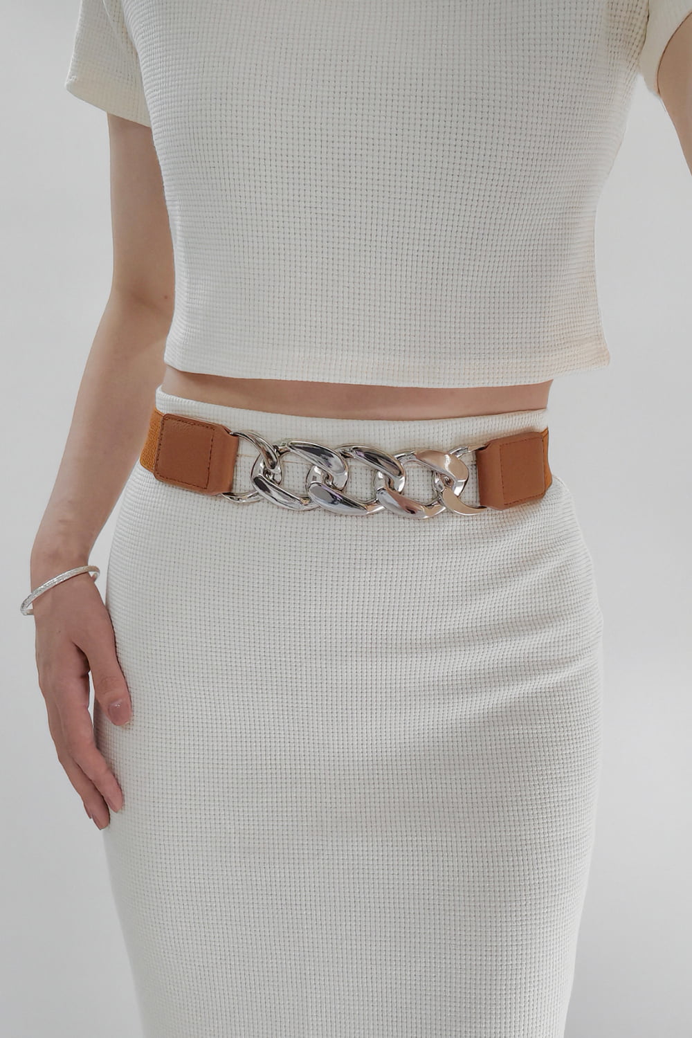 chain detail elastic belt