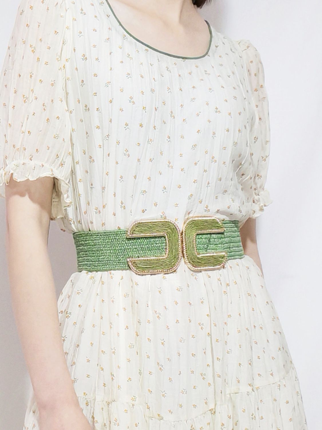 wide braid belt