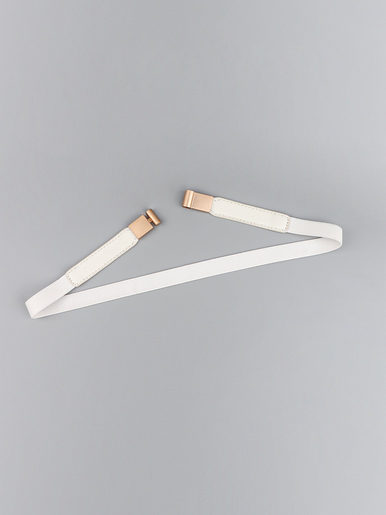 pu elastic skinny belt