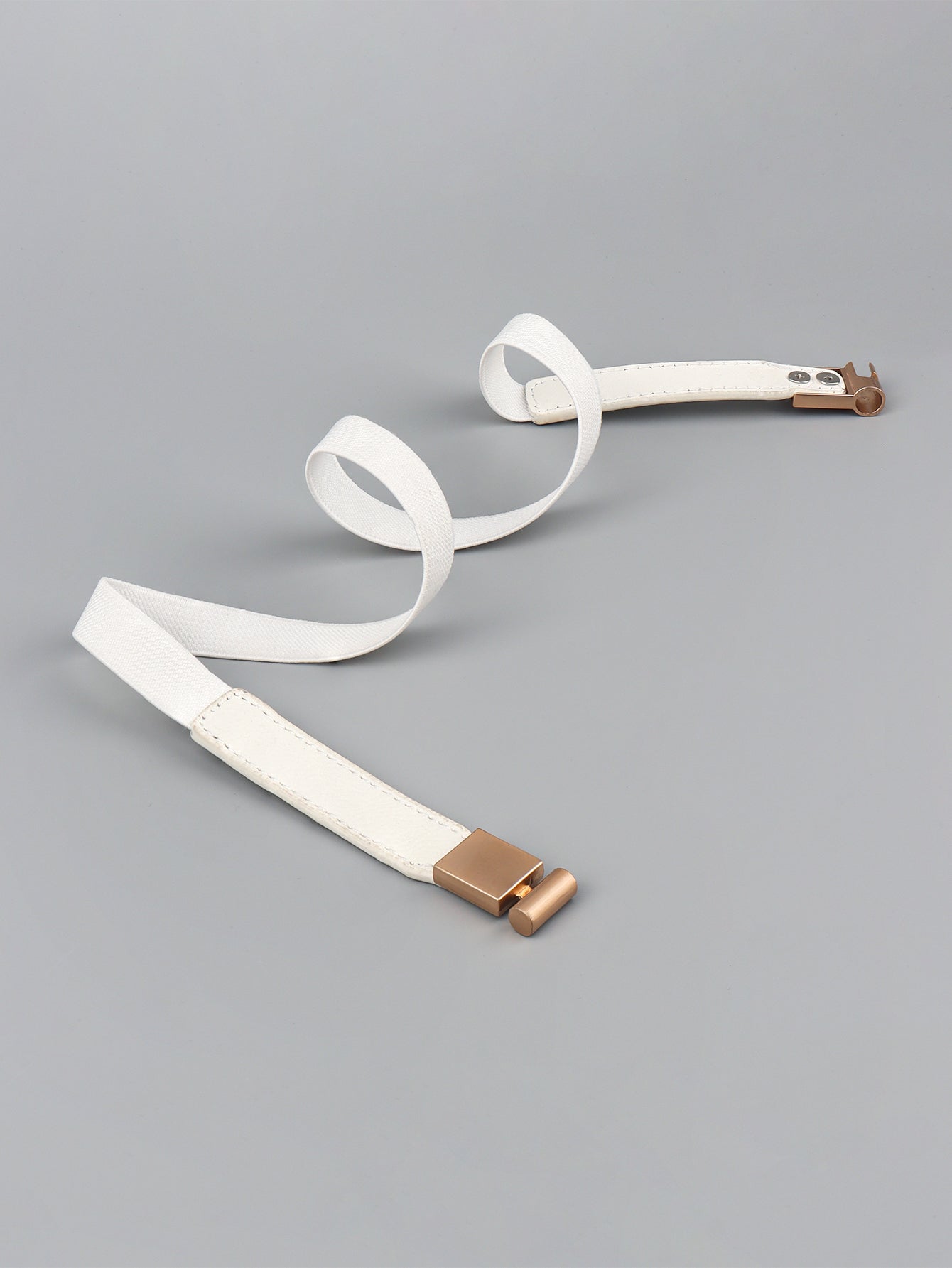 pu elastic skinny belt
