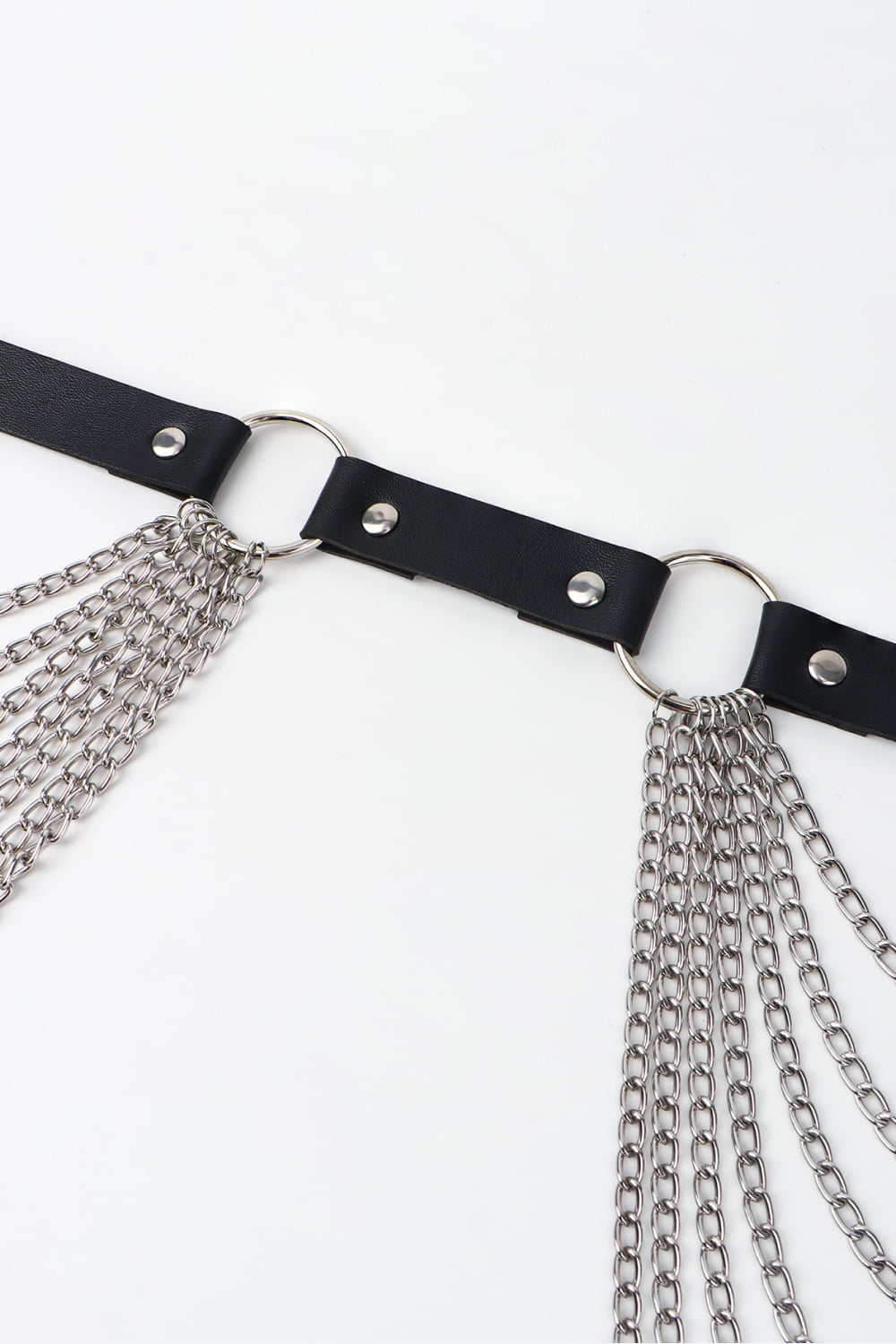 pu belt with chain