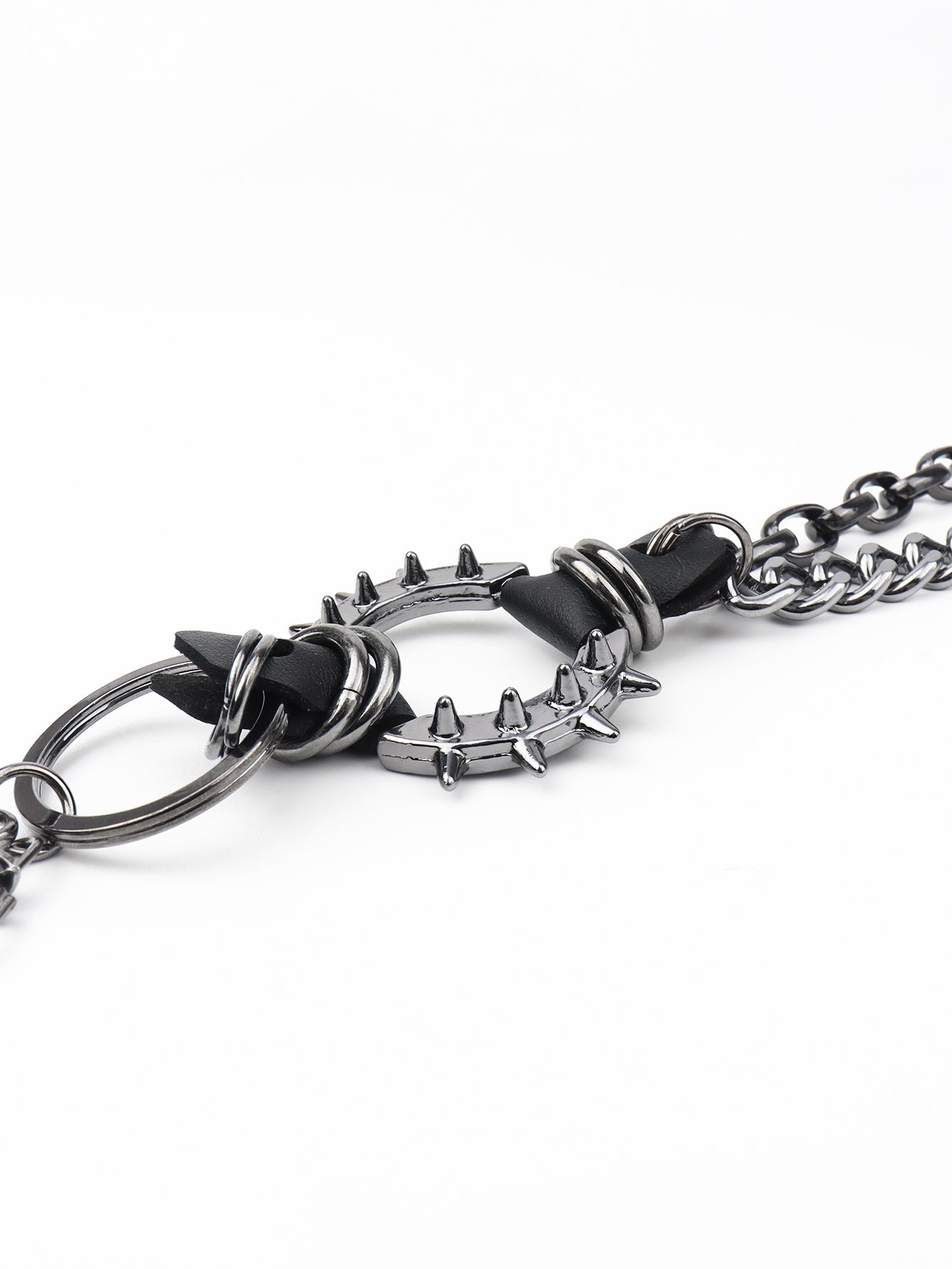 punk aluminium chain belt