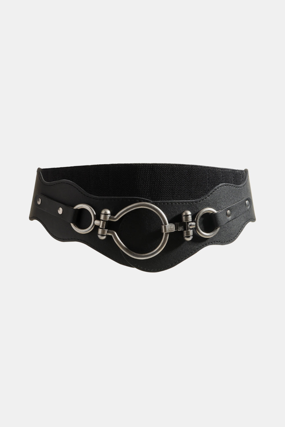 pu leather zinc alloy buckle belt