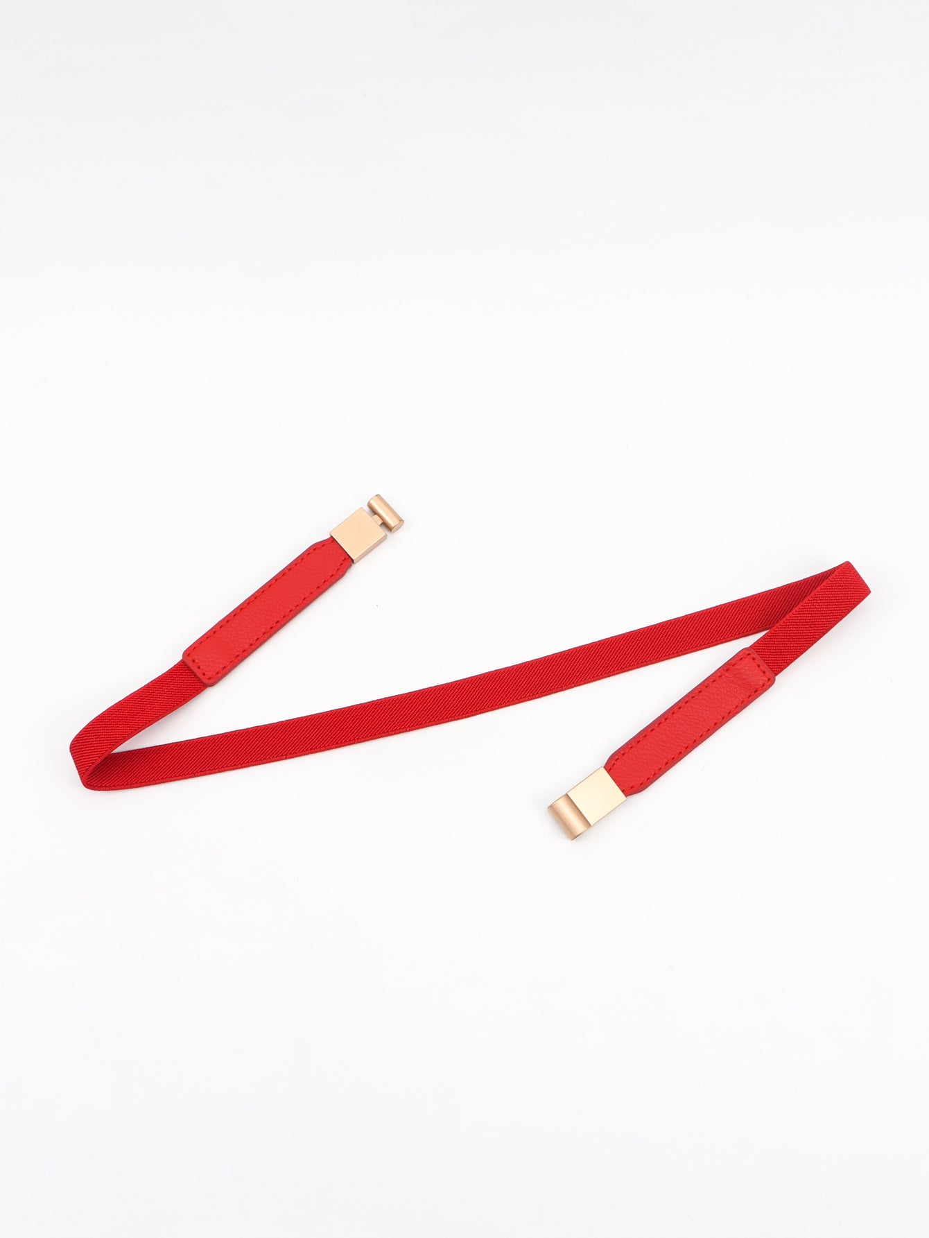pu elastic skinny belt