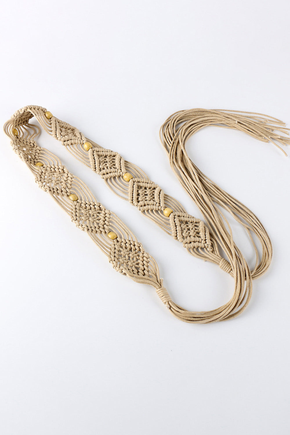 braid belt with fringes