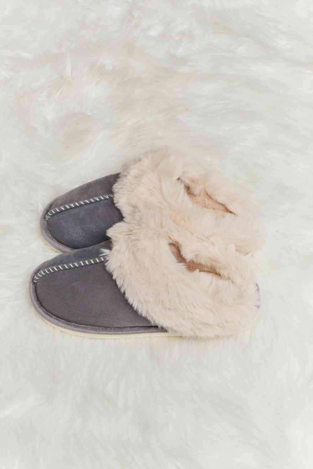 melody fluffy indoor slippers