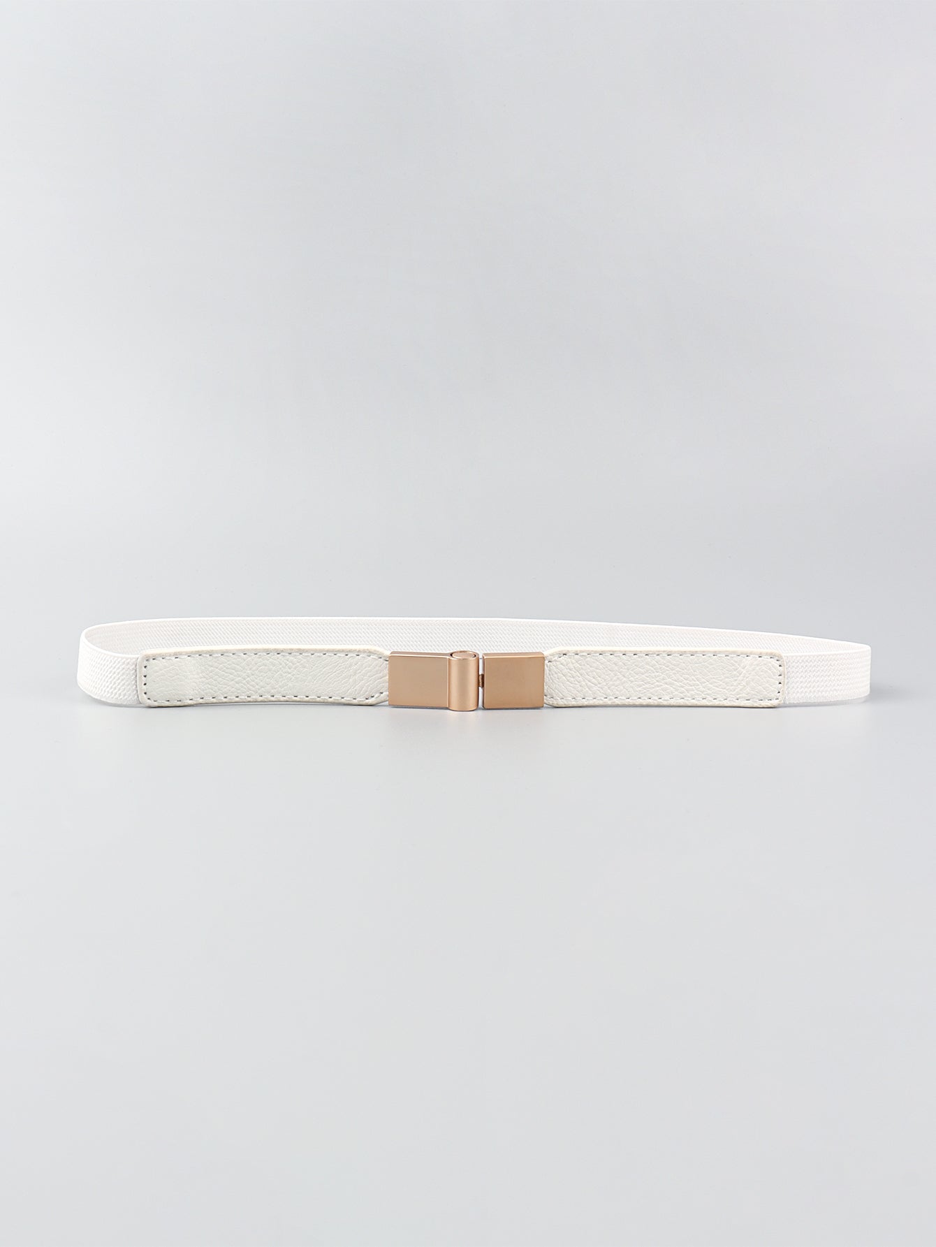 pu elastic skinny belt