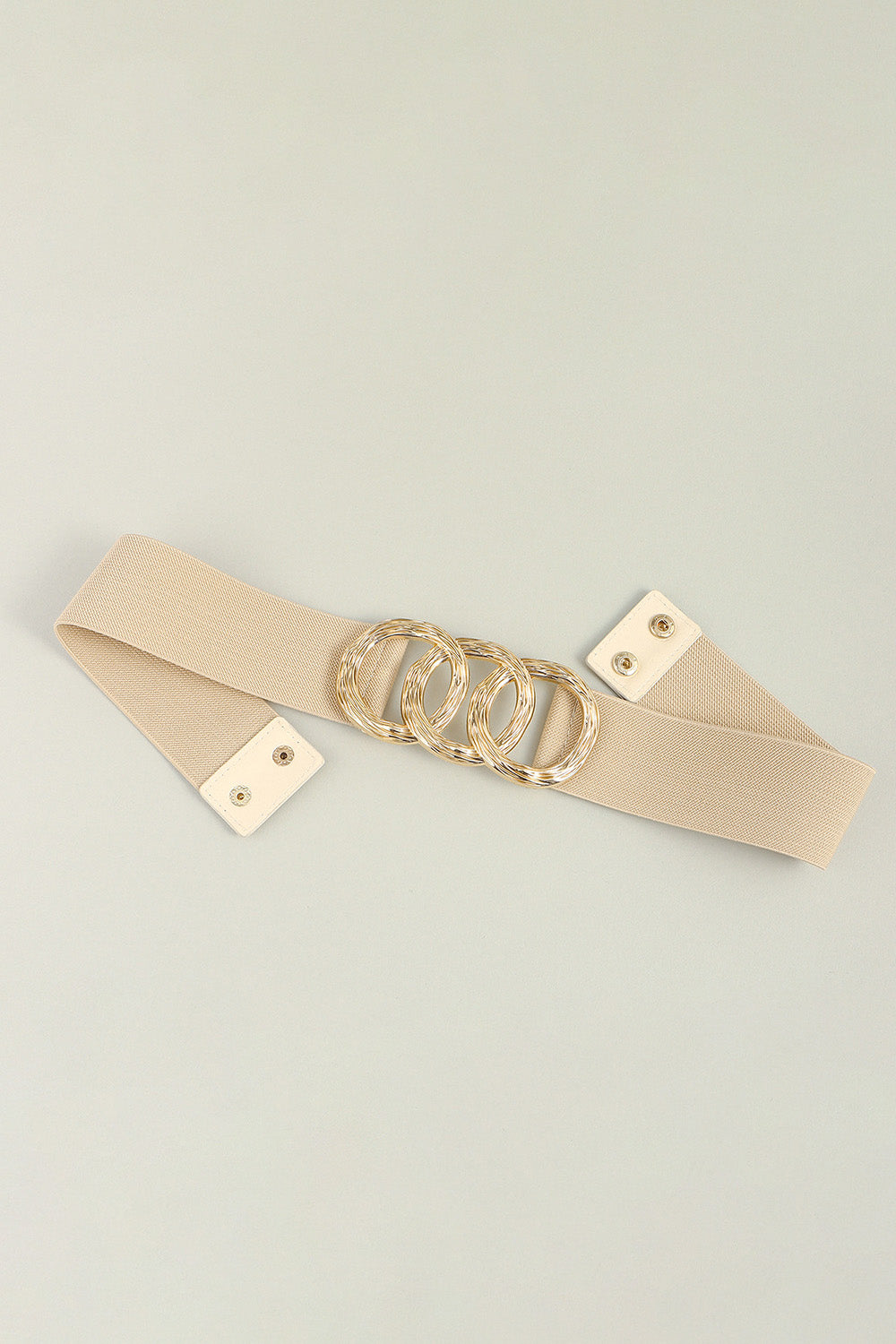 zinc alloy buckle elastic wide belt