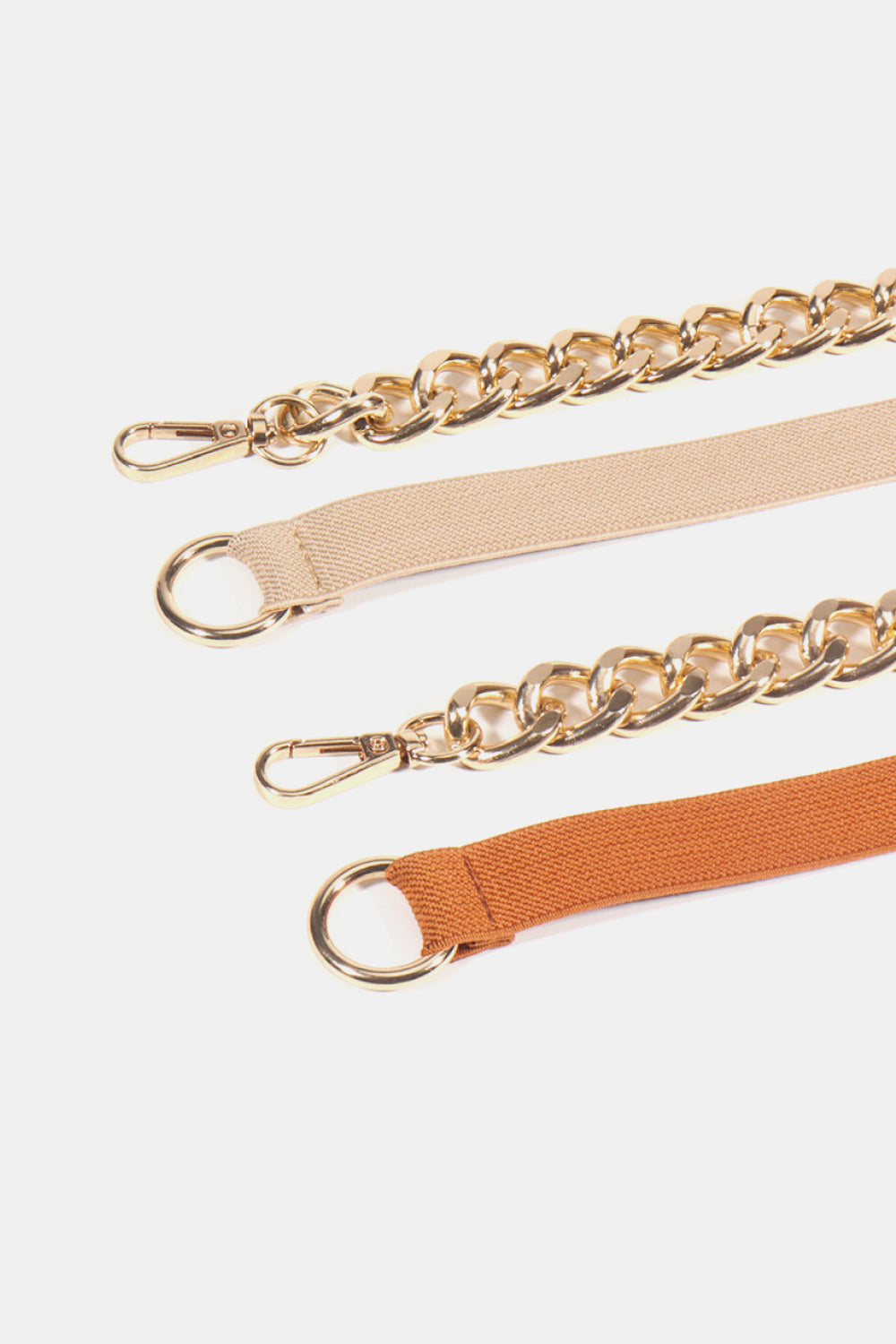 half alloy chain elastic belt