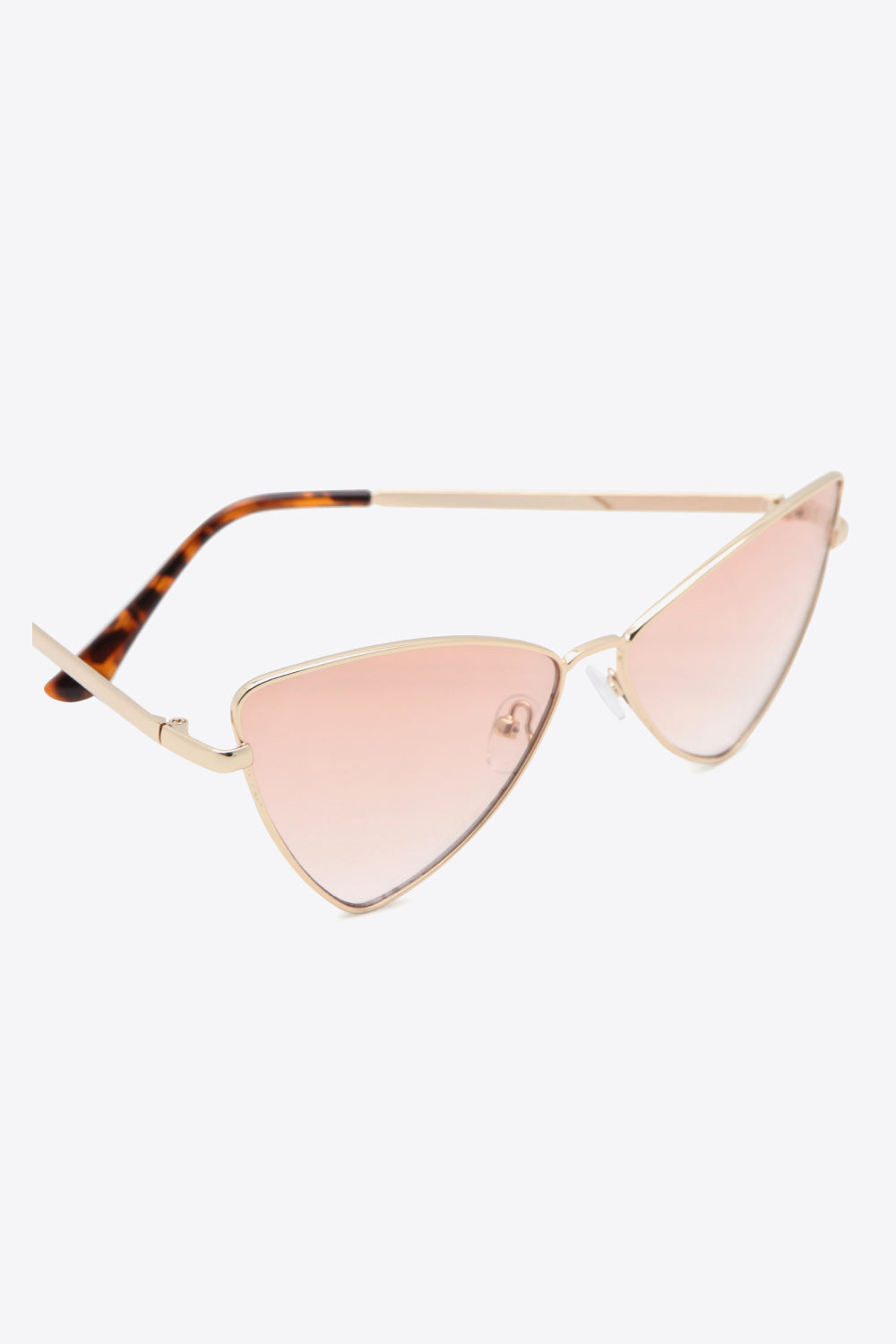 metal frame cat-eye sunglasses