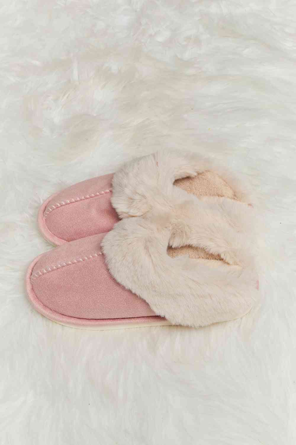 melody fluffy indoor slippers