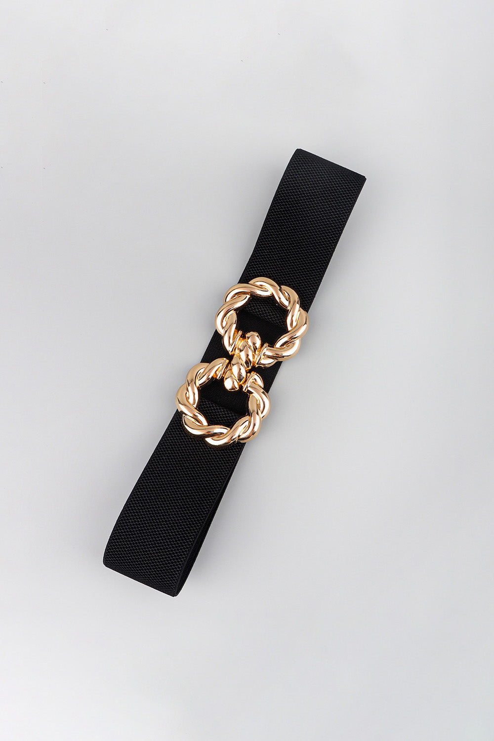 zinc alloy buckle elastic belt