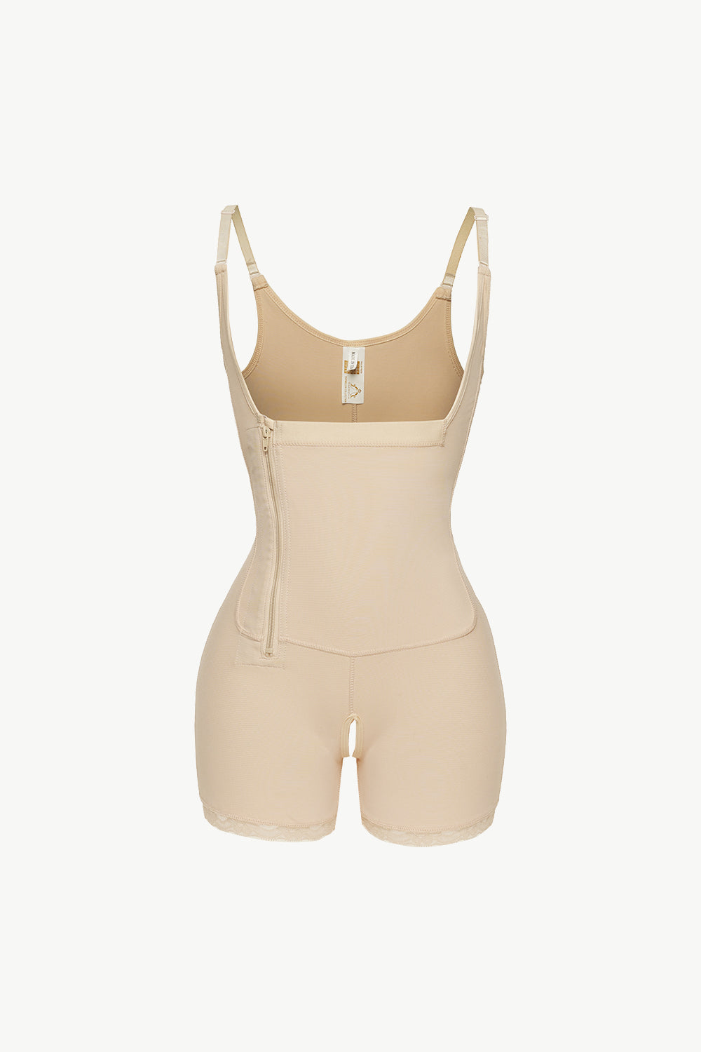 full size side zipper under-bust shaping bodysuit