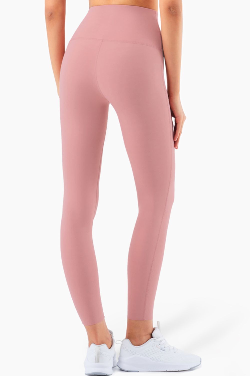 high waist seamless ankle-length yoga leggings